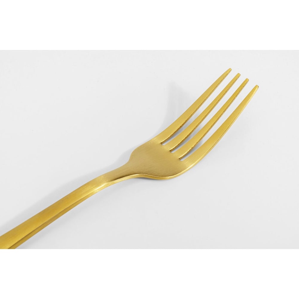 16-teiliges Besteck-Set aus Edelstahl in Gold Matt Cucina