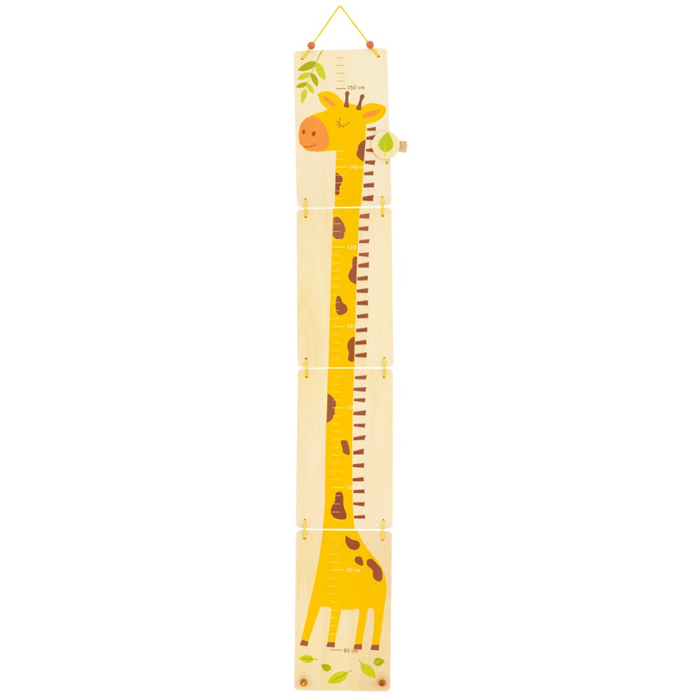 Toise girafe en bois