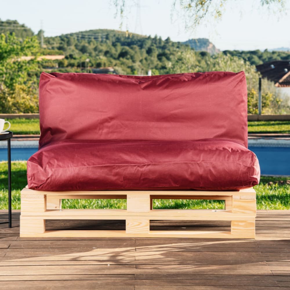 Cuscino Per Pallet Spatium 40x40 Cm – Sfoderabile, Impermeabile, Trapuntato, Spessore 20 Cm, Colore Menta, Per Esterni