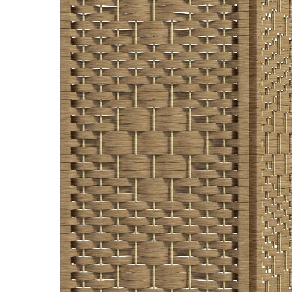 Biombo De Madera Versa 170x40 Cm: Separador De Ambientes Natural, Ligero Y Fácil De Colocar Para Hogar U Oficina.