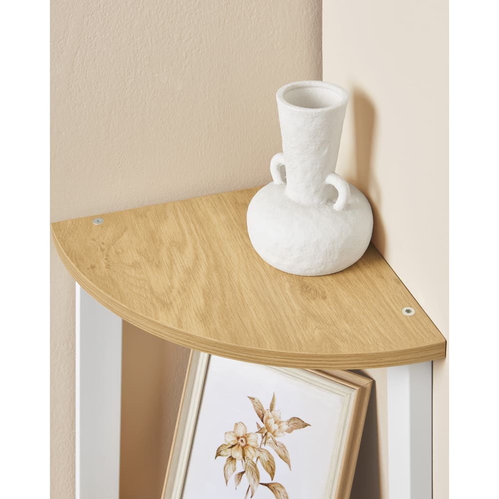 Bibliothèque Rotative 360° à 3 Ou 5 Niveaux En Bois - Étagère D'Angle Gain De Place Pour Chambre Et Salon