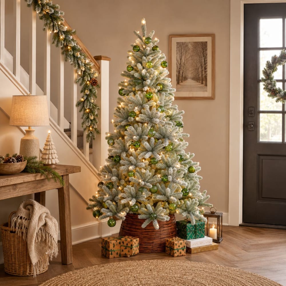 Künstlicher Weihnachtsbaum Nagoya Grün Kunststoff H180xB108xL108cm Nagoya