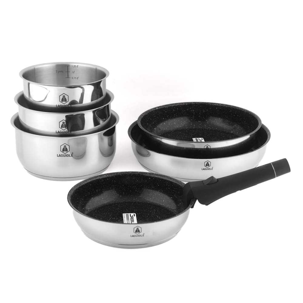 Poignée Amovible Pour Casserole Inox - Réglable épaisseur 0,5-4 Mm - Capacité 10 Kg - Noir/argent Accessoire Ustensile De Cuisine
