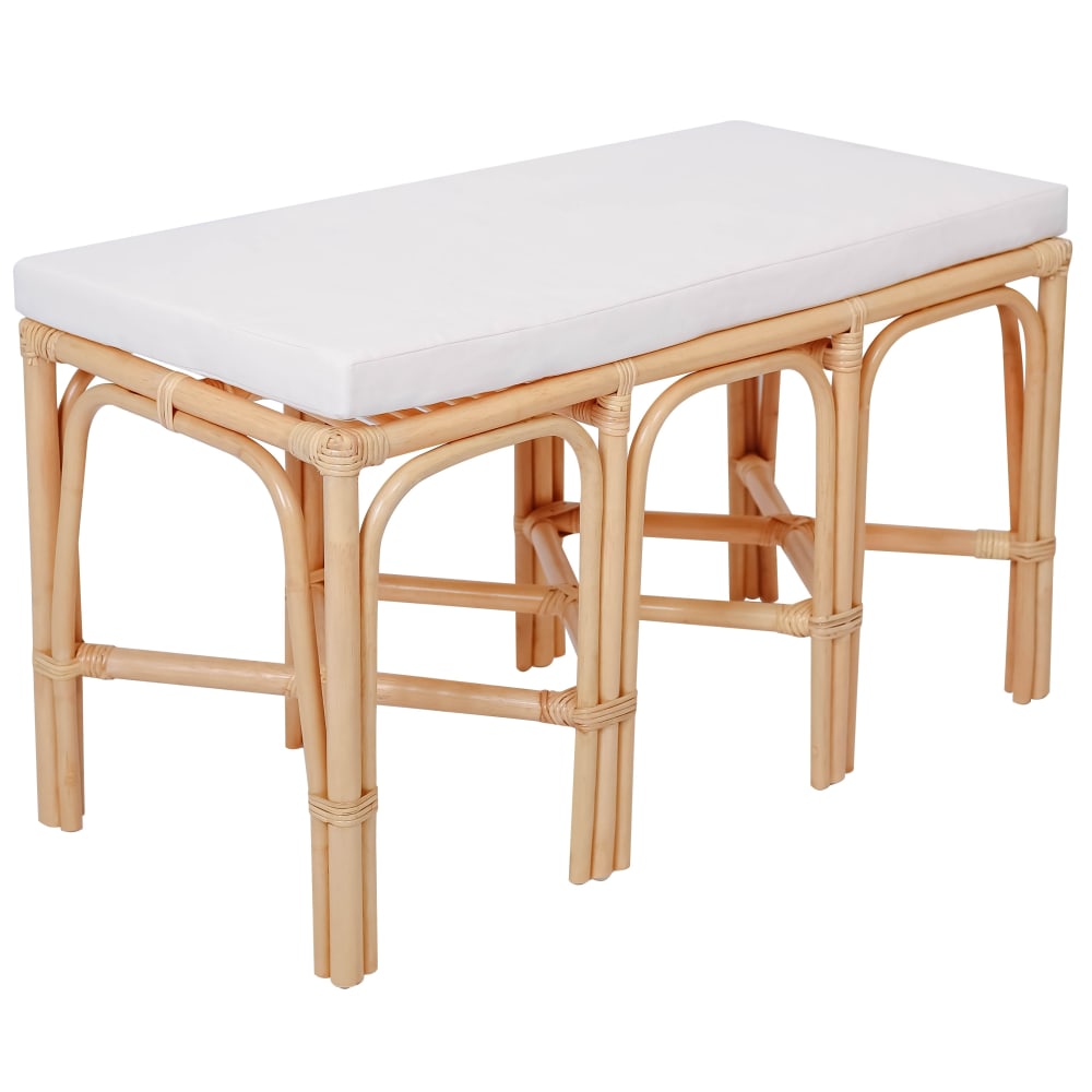 Sitzbank aus Rattan