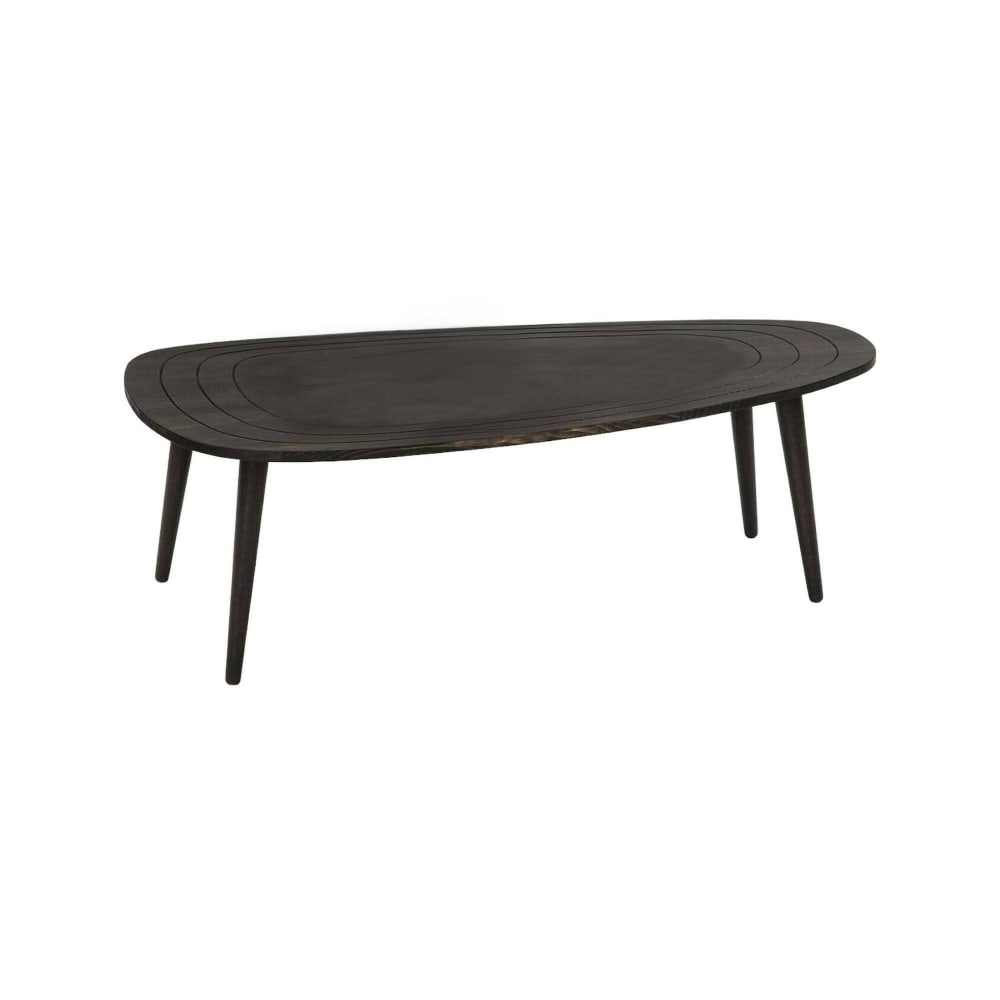 Wohnzimmertisch Holz anthrazit 115x50 cm Eugenia