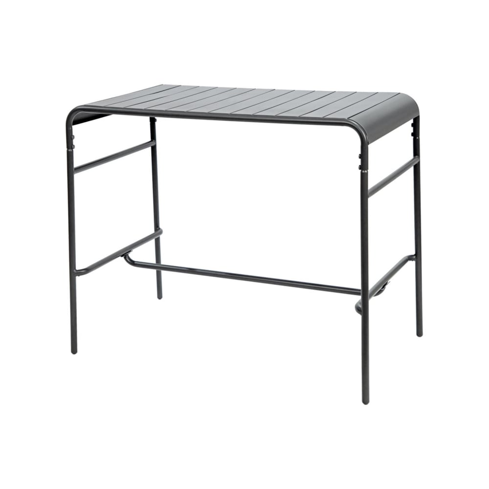 Garten-Stehtisch Metall 4 Personen, anthrazit Amelia