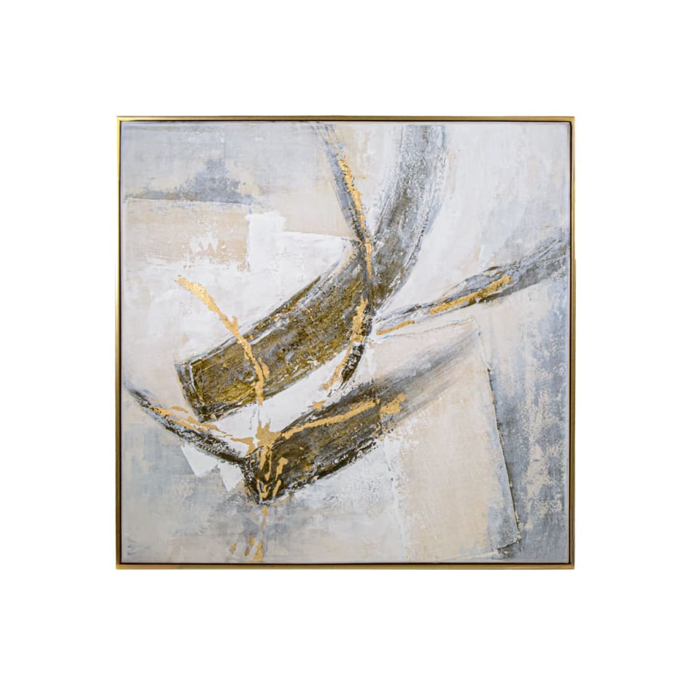 Tableau Abstrait Sur Toile LucaBrogiArt - Encadré Bois - Moderne Italien
