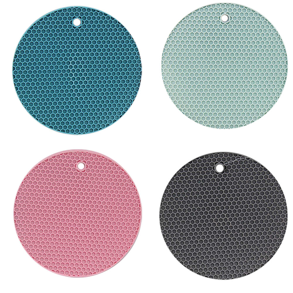 Lot De 8 Dessous De Plat En Corde De Coton Tressée - Diamètre 18 Cm - Isolants Et Lavables