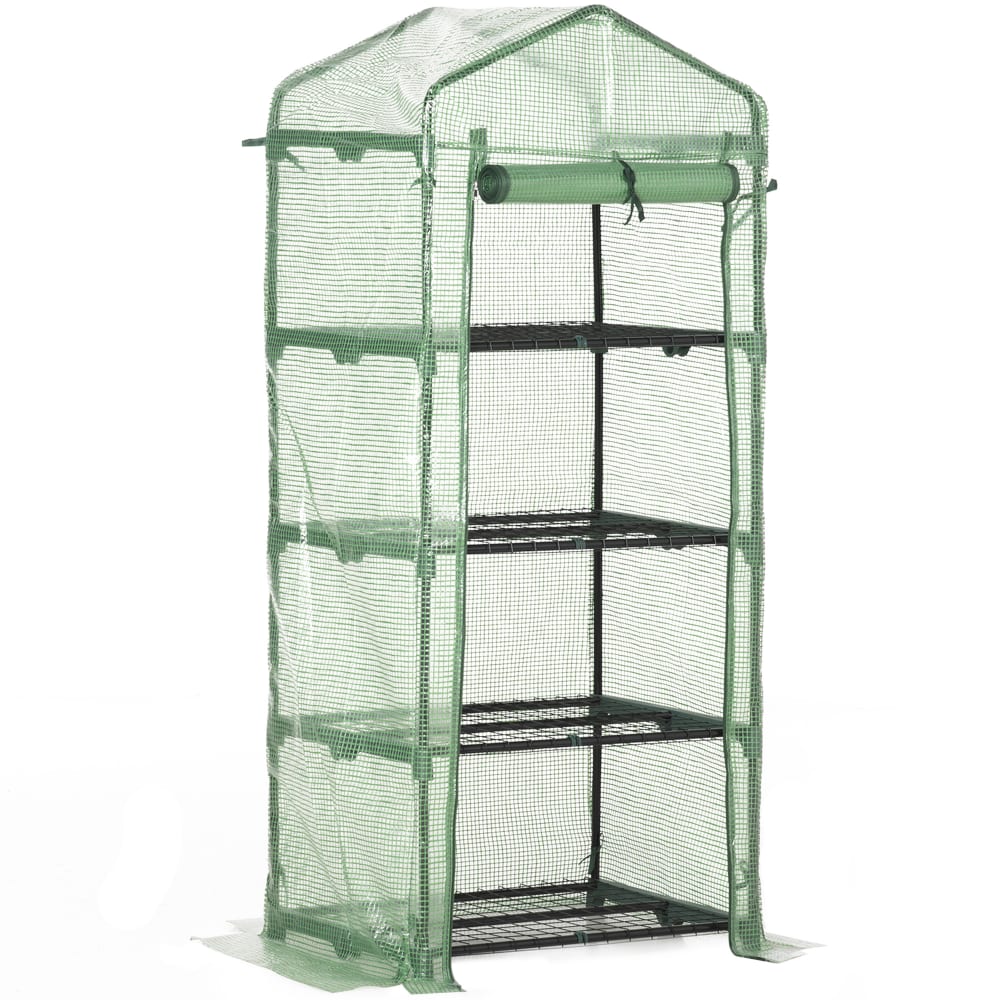 Serra Da Giardino DIVCHI 4 Livelli – Ampia E Portatile Con Copertura E Porta A Cerniera – Per Esterno, Patio E Balcone