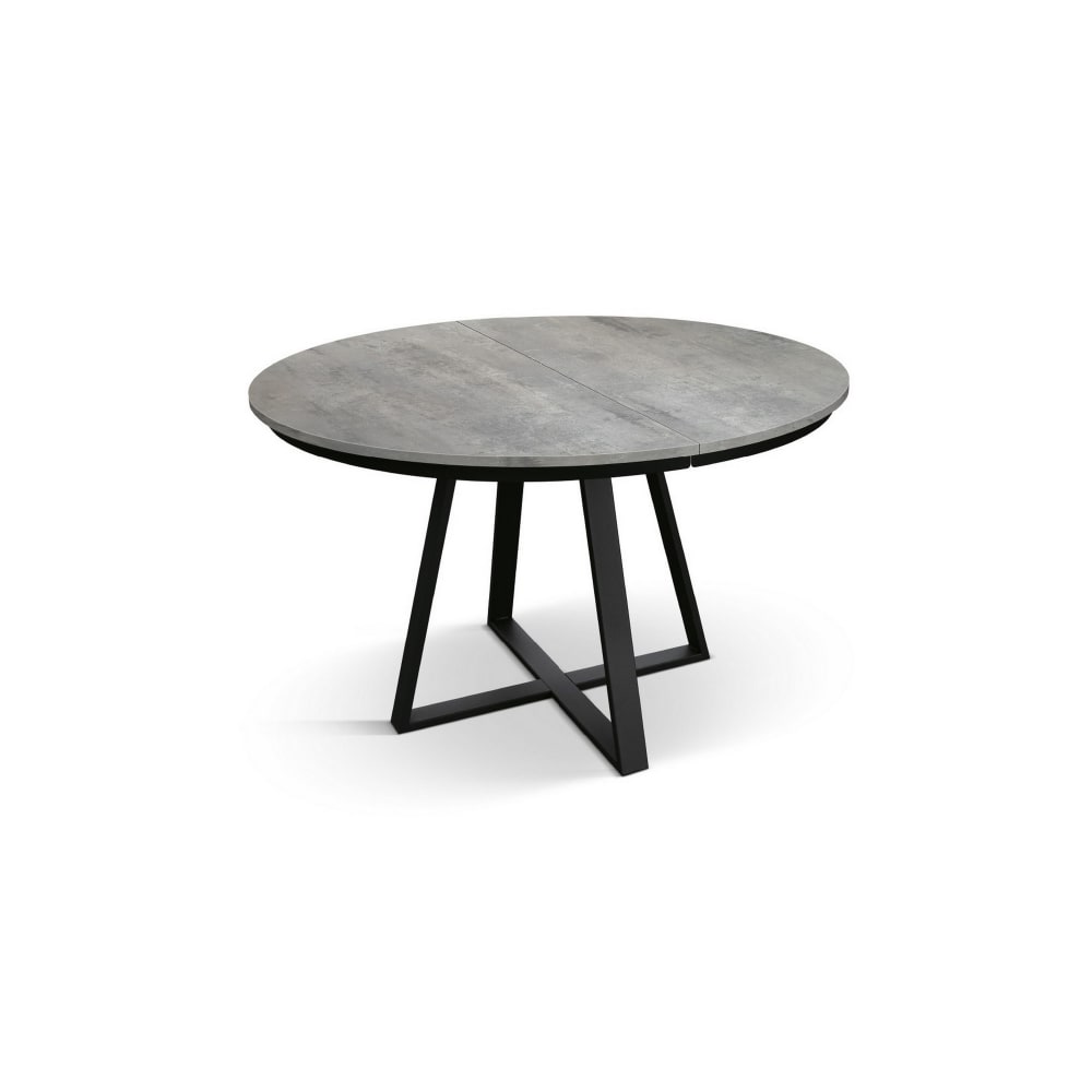 Hallowood Furniture Cullompton,Tavolo da pranzo rotondo in vetro, piano da 90 cm con gambe in metallo cromato, compatto salvaspazio a 2-4 posti, ideale per casa, pub, ufficio e caffetteria