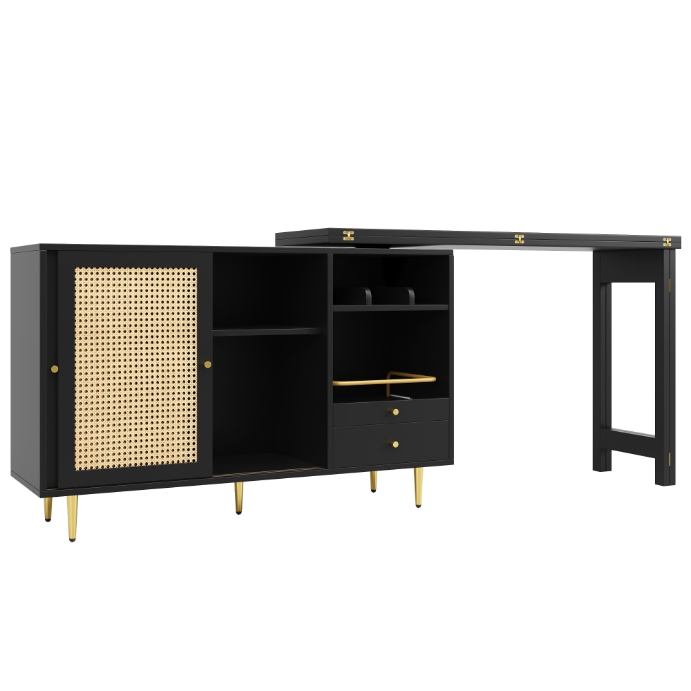 Runner Da Tavolo Scintillante 5m - Nero/Oro Per 60 Anni - SANTEX - 4