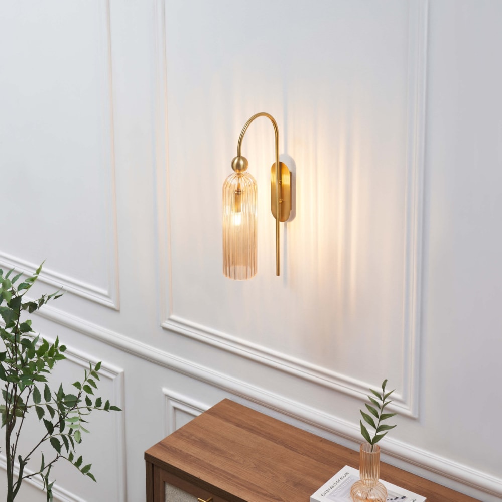 Applique Murale Hollandaise En Laiton Foncé - Arterameferro - Pour Salle De Bain, Salon