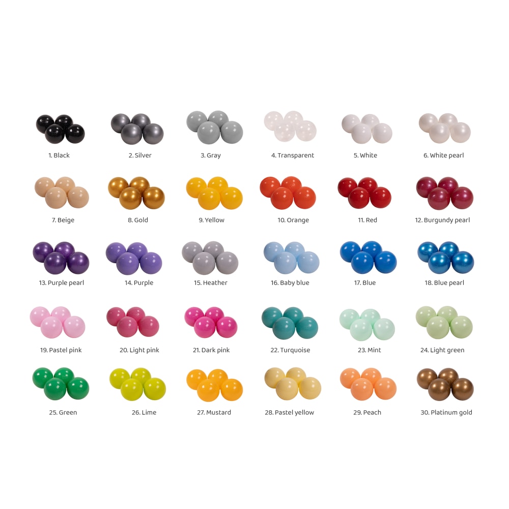 Lot De 50 Balles De Piscine Multicolores – 7 Cm – Souples, Anti-écrasement – Sac De Rangement Inclus – Dès 12 Mois