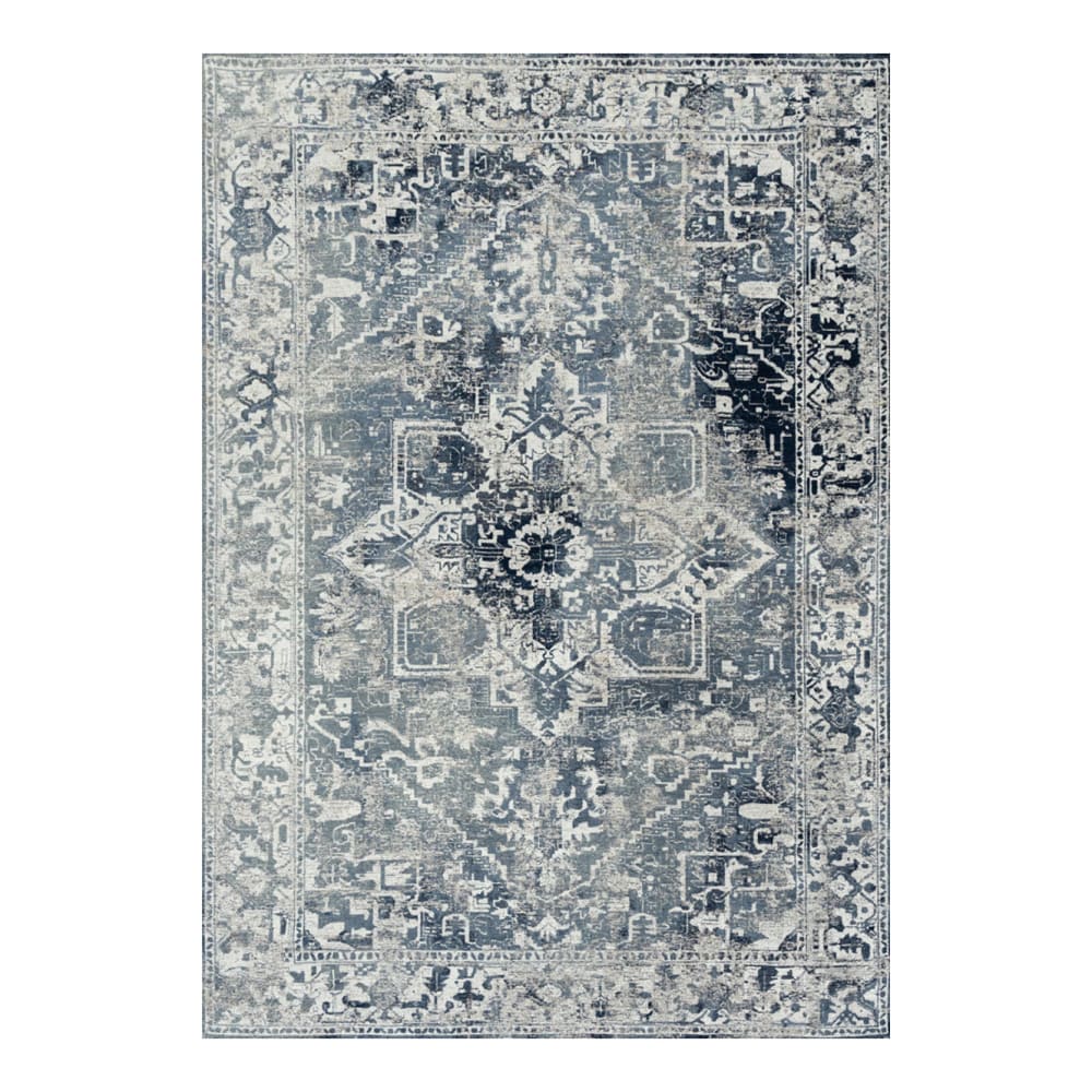Teppich waschbar In-/Outdoor Blau 140x200 Antiquarian tabriz