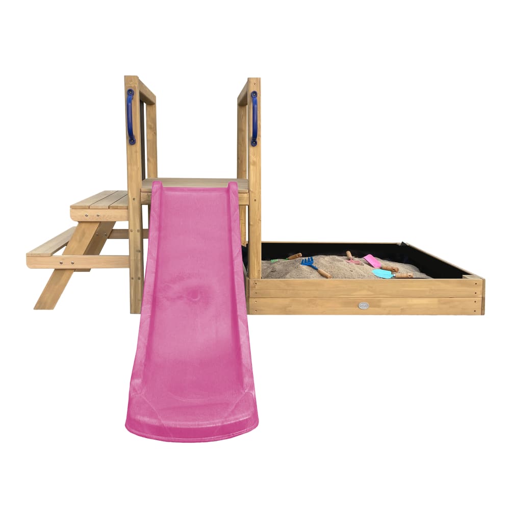 Baby Vivo Toboggan pour enfants / Toboggan - Dauphin en Café / Marron
