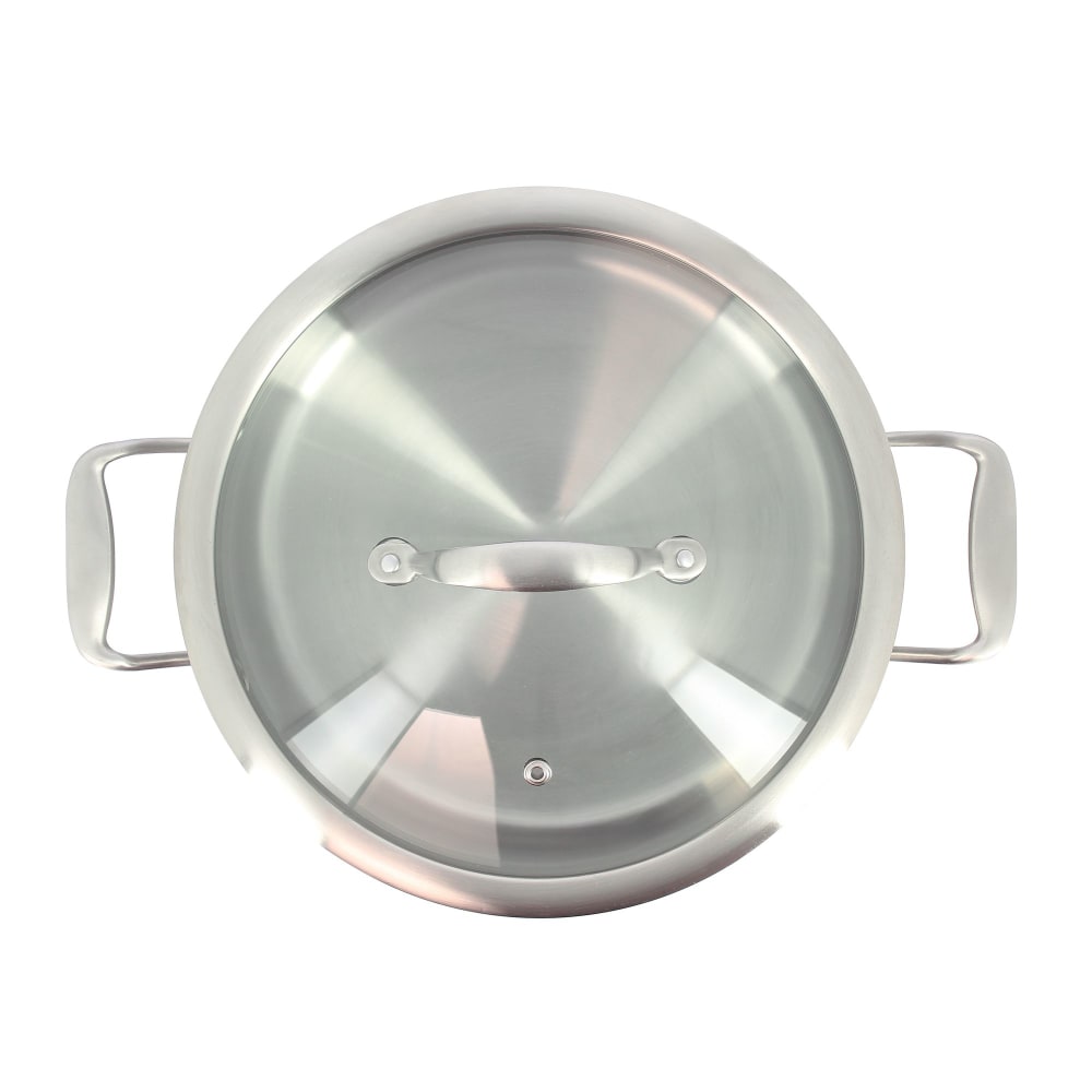 Faitout Inox 24cm Avec Couvercle - 12896031624 - Casserole - Poêle - Wok