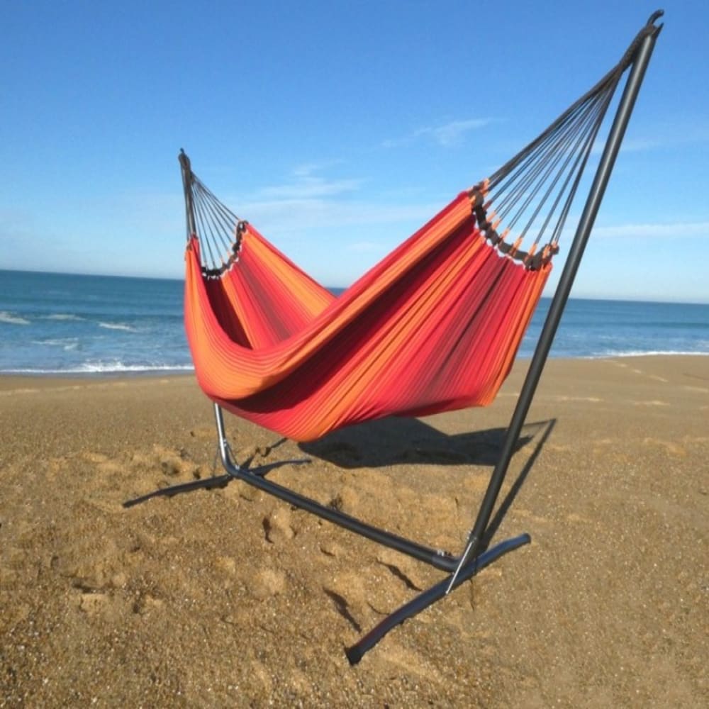 GT Amaca A Sedia Dondolo In Cotone Multicolor 52x90 Cm - Con Traversa In Legno E Cuscini Inclusi