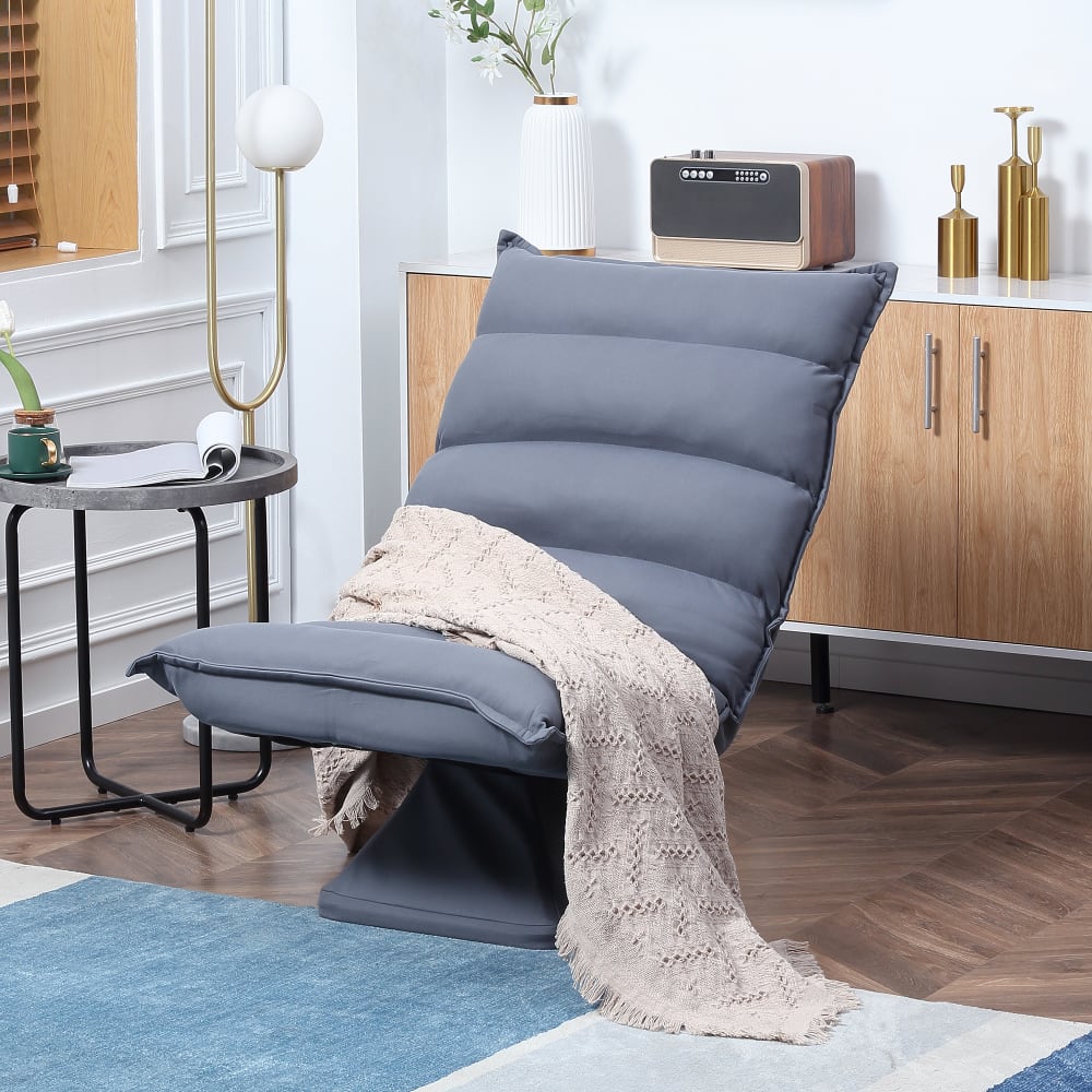 HOMCOM Fauteuil de sol paresseux fauteuil relax fauteuil salon design