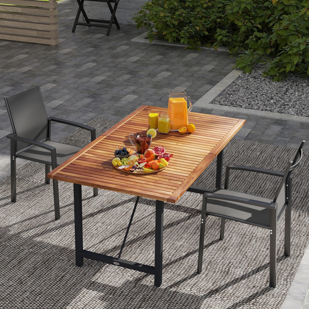 Lot De 2 Fauteuils Extérieur Corde PE Et Métal Avec Coussins - Outsunny Noir Gris