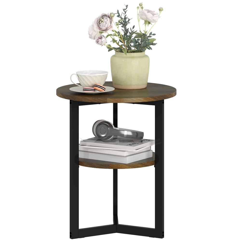 Table D'appoint Bois Massif 35x45x35cm Bout De Canapé Table De Salon - Bout De Canapé - Selette BUT