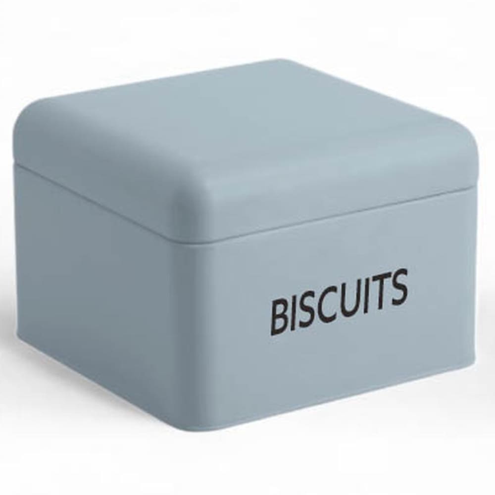 Grande Boîte Métallique Hermétique à Biscuits - Décorative Et Pratique | Rangement Cuisine Thé Café Bonbons