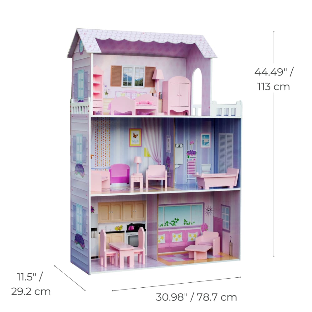 Maison De Poupée 3 Étages avec Accessoires | Smyths Toys France