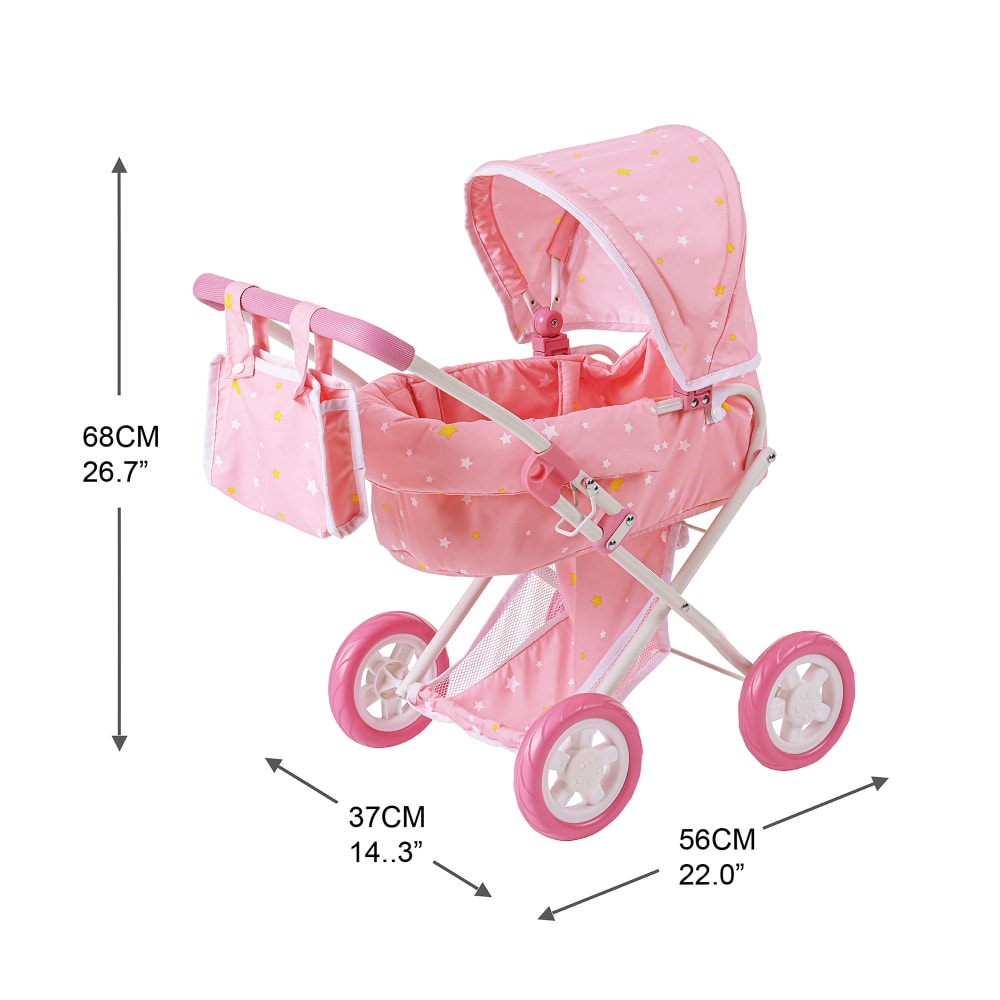 Poussette Pliable pour Poupée - Smoby - CLÉMENT Poussette Pliable pour Poupée - Smoby - CLÉMENT