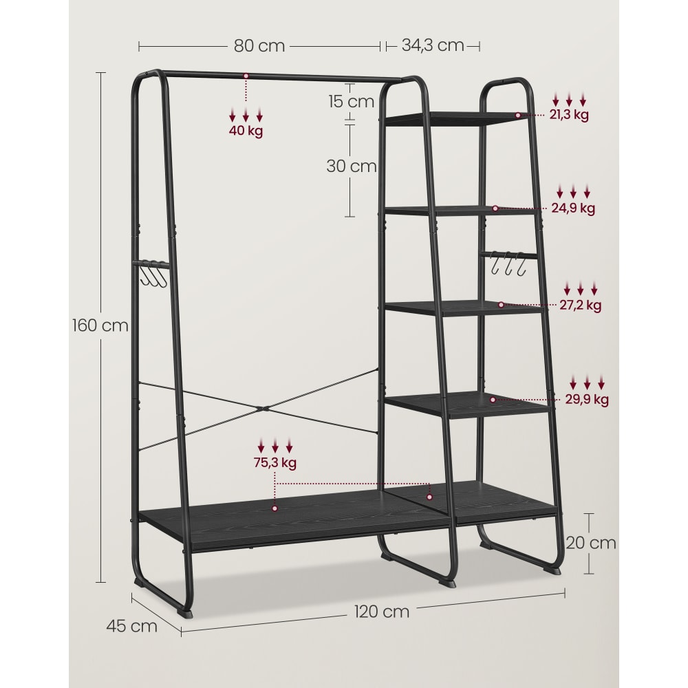 Lot De 2 étagères Décoratives Pour Radiateur Avec Crochets, Pour Sécher