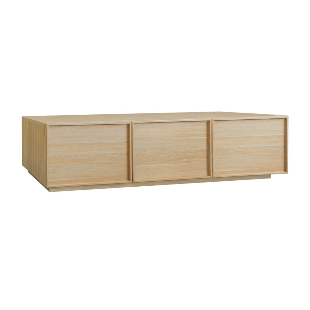 Mobile TV in colore legno scuro con 2 scomparti e 2 ripiani Franklin