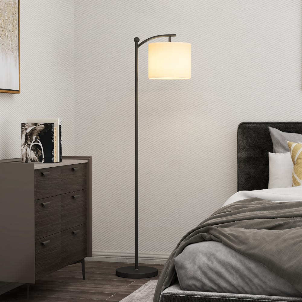 HOMCOM Lampada da Terra da 150 cm con 3 Modalità, Luminosità Regolabile