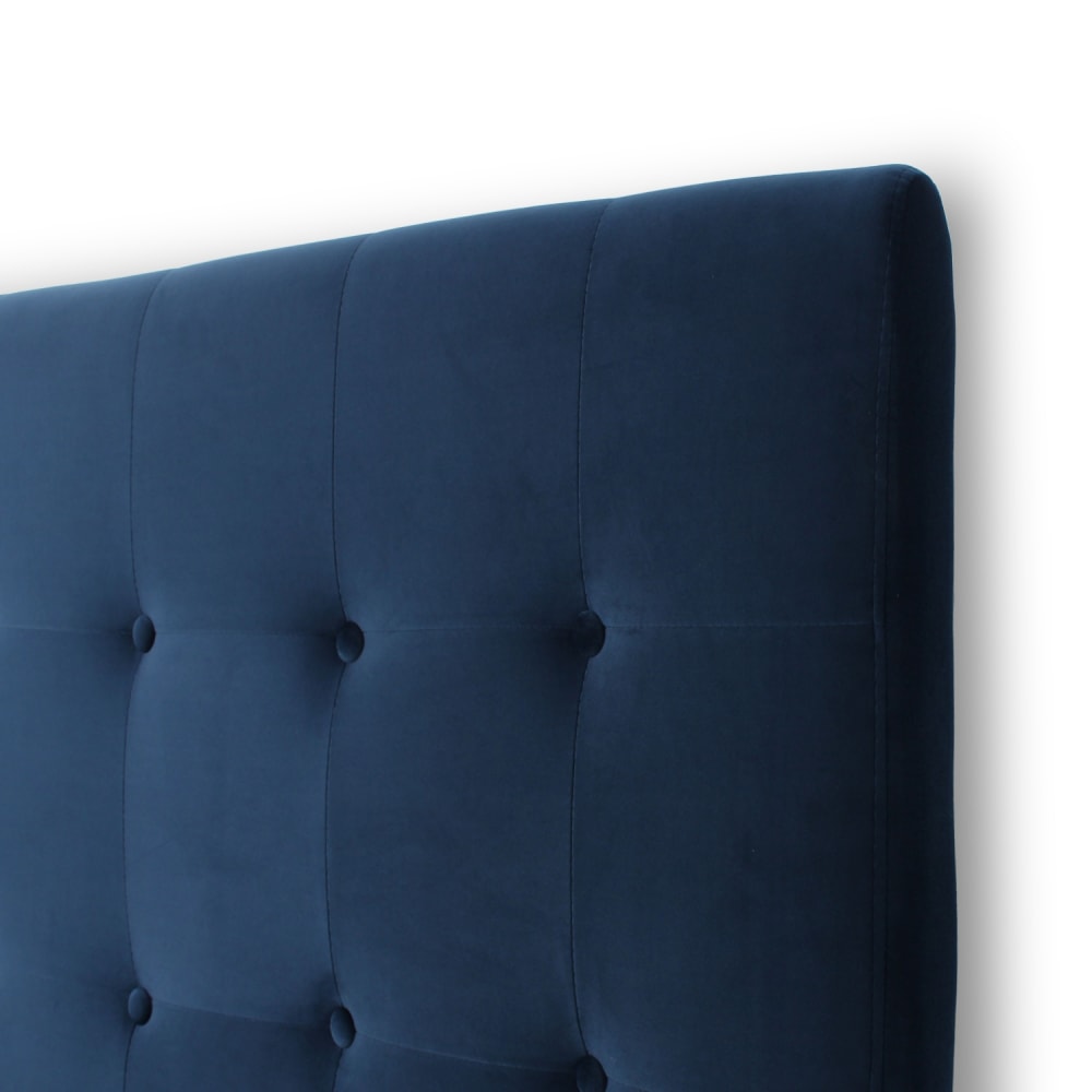 Tête de lit capitonnée moderne - vidaXL - Gris foncé - 200x17x93,5 cm