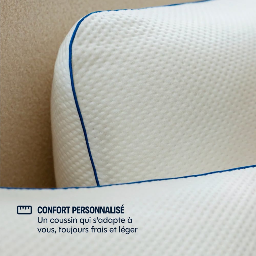 Coussin Cou Massage Points Oreiller Cervical Ergonomique En Mousse à Mémoire De Forme - Soutien Cou Et Dos, Rafraîchissant, Soulage Douleurs - 2 Hauteurs Coussin Cou Massage Points Oreiller Cervical Ergonomique En Mousse à Mémoire De Forme - Soutien Cou Et Dos, Rafraîchissant, Soulage Douleurs - 2 Hauteurs