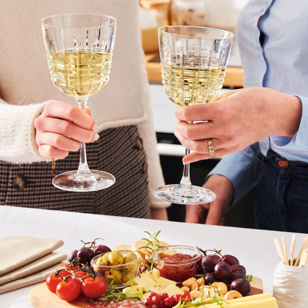 Verres à Pied Cristal D'Arques Rendez-vous - Boîte De 4, 35 Cl, Cristallin Ultra-transparent Et Résistant - 9