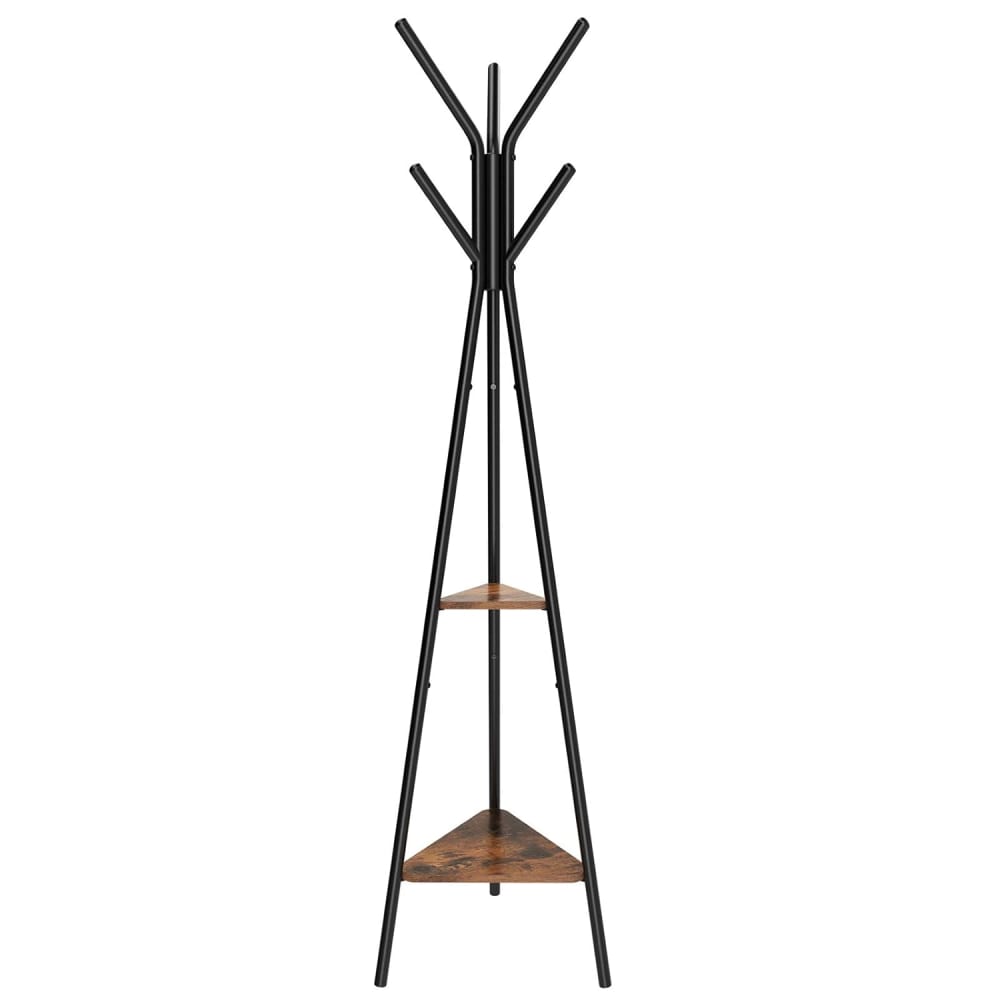 SUOERNUO Appendiabiti Portatile Con Ripiano Inferiore - Doppia Asta, Struttura In Metallo, Nero, 100x40x155 Cm