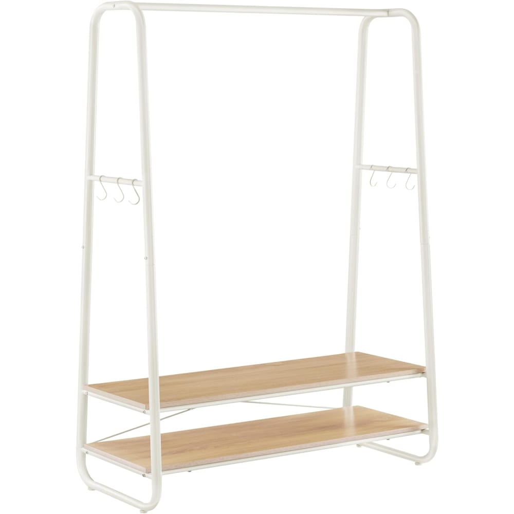Scaffale A 3 Ripiani Per Lavatrice E Asciugatrice - SalvaSpazio Con Ganci, Nero, H192cm