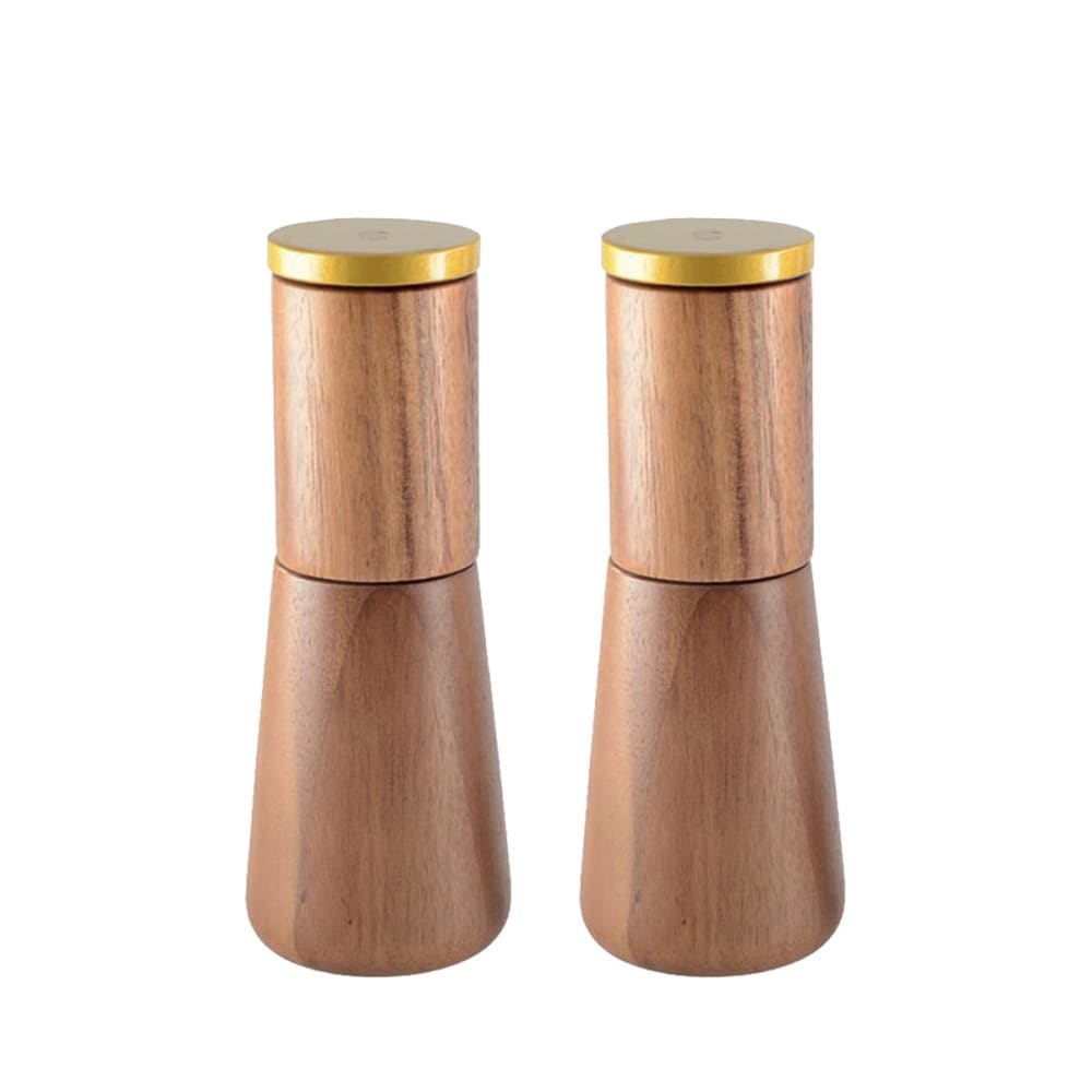Saliera e pepiera in legno 6,5x6,5x17,5 cm
