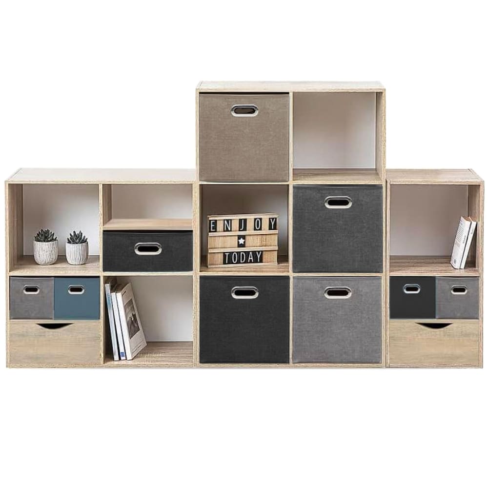 Cubo Contenitore Pieghevole SPM | 31x31x31 Cm | Licenza Ufficiale | Organizer Per Giocattoli E Libri | Per Cameretta E Scaffali Modulari