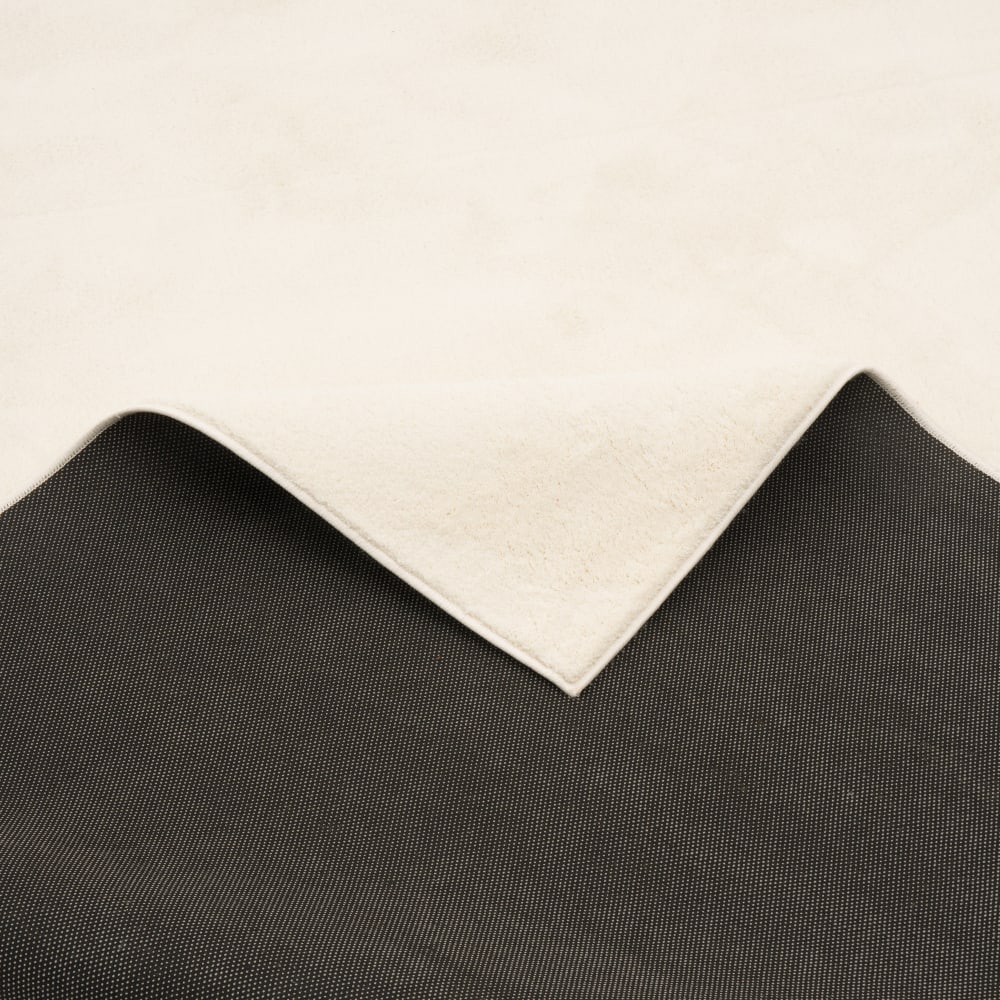 Tapis Shaggy Foxy The Carpet Velours Long Crème 80x150cm - Moelleux Et Antidérapant