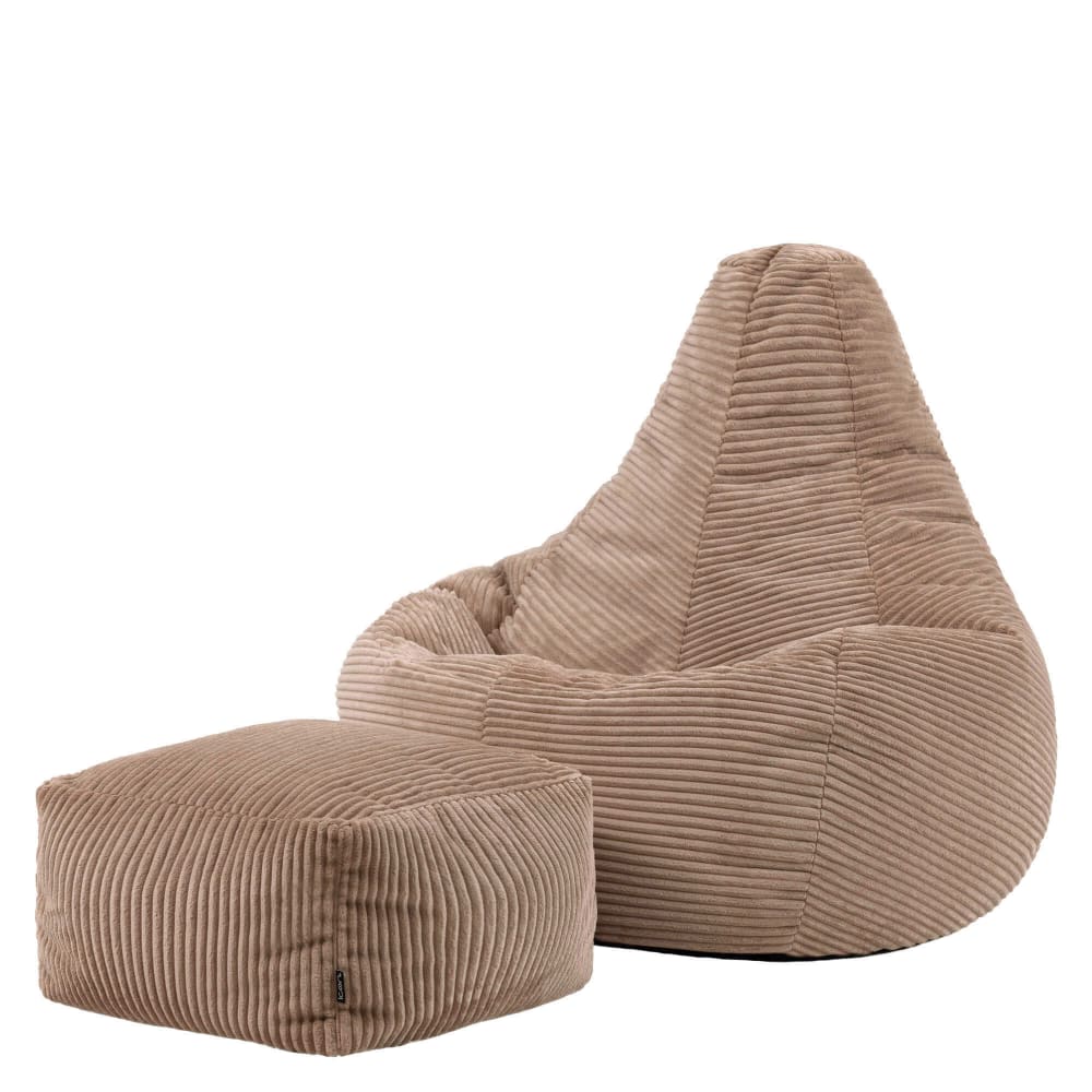 Pouf Poire XXL Aspect Cuir - Pouf - Poire