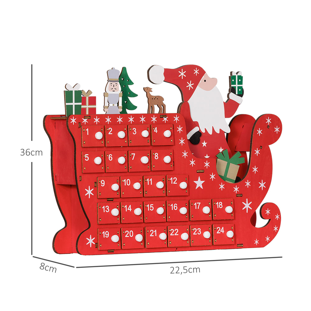Calendrier de l'Avent à remplir - Calendrier de l'Avent de Noël 24