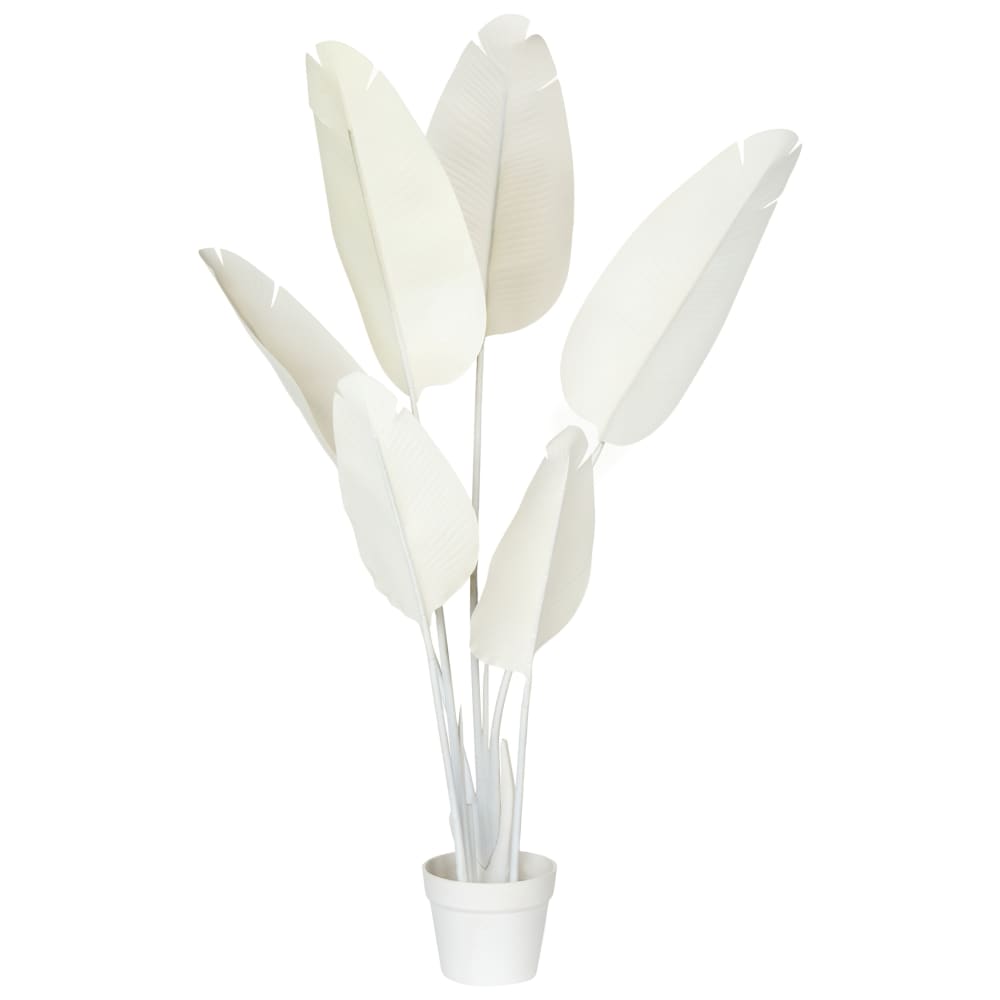 Plante artificielle 123 cm blanc
