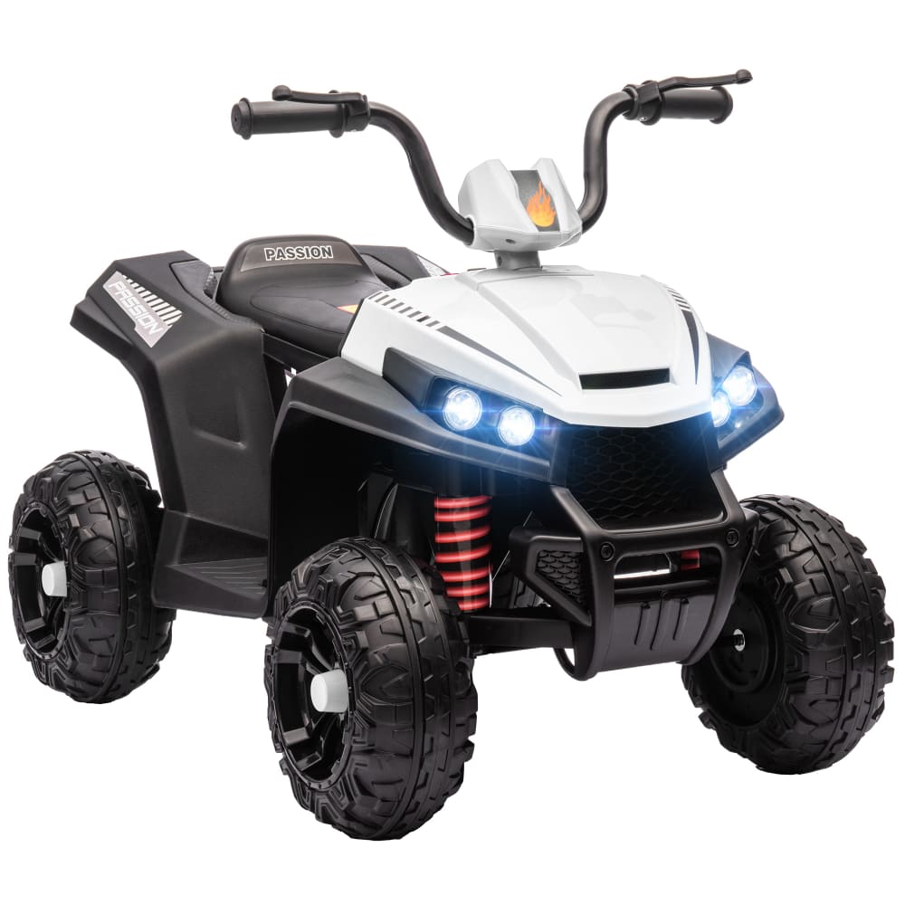 AIYAPLAY Quad électrique Pour Enfants, Véhicule électrique 24V Avec 4 Roues Phares Port Usb Fonction Mp3 6 5 Km H 3 8 Ans~20fh9egphoo00