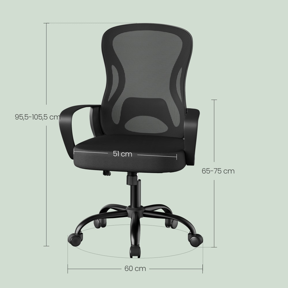 Chaise De Bureau Ergonomique En Maille Respirante, Soutien Lombaire Réglable, Appui-tête, Accoudoirs 3D, Bascule, 200 Kg – Fauteuil Confort Bureau
