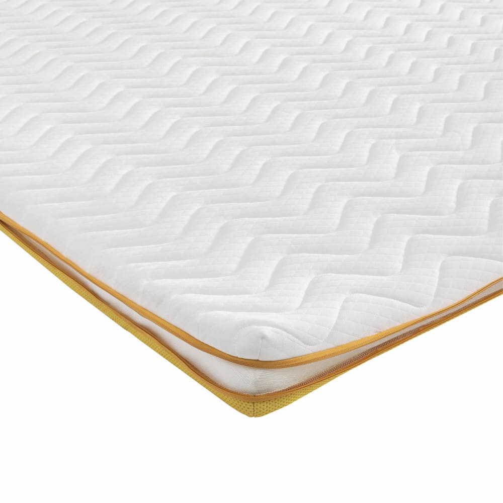 Sur-matelas 80 x 200 cm Mousse froide Profil d'œuf 6 cm MEN
