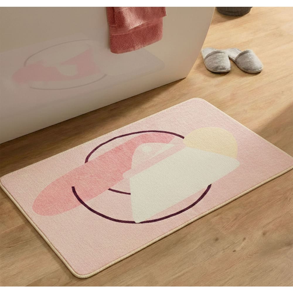 Weiche Badematte - Rosa 50x60 cm Aquata