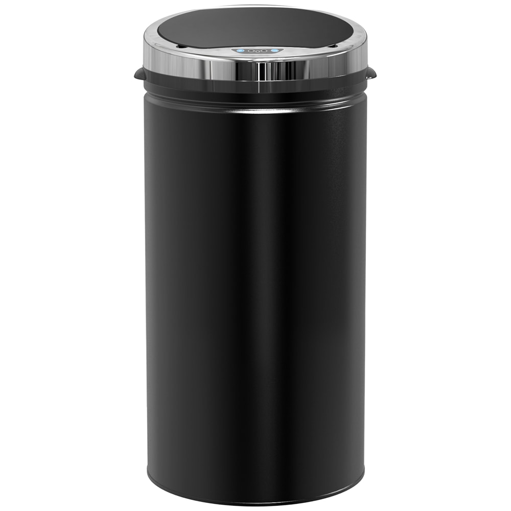 LIROPAU Pattumiera Automatica da Bagno, 25L Pattumiera Intelligente con Sensore di Movimento, Cestino Impermeabile con Coperchio per Camera Letto Bagno Toilette Cucina Ufficio(Bianco,Senza Batterie