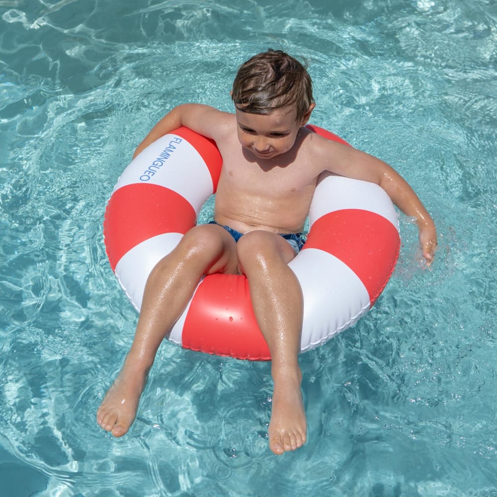 Flotador Hinchable Fisura - 115 Cm Con Mensaje 'dolce Vita', Válvula Rápida, Para Piscina O Playa