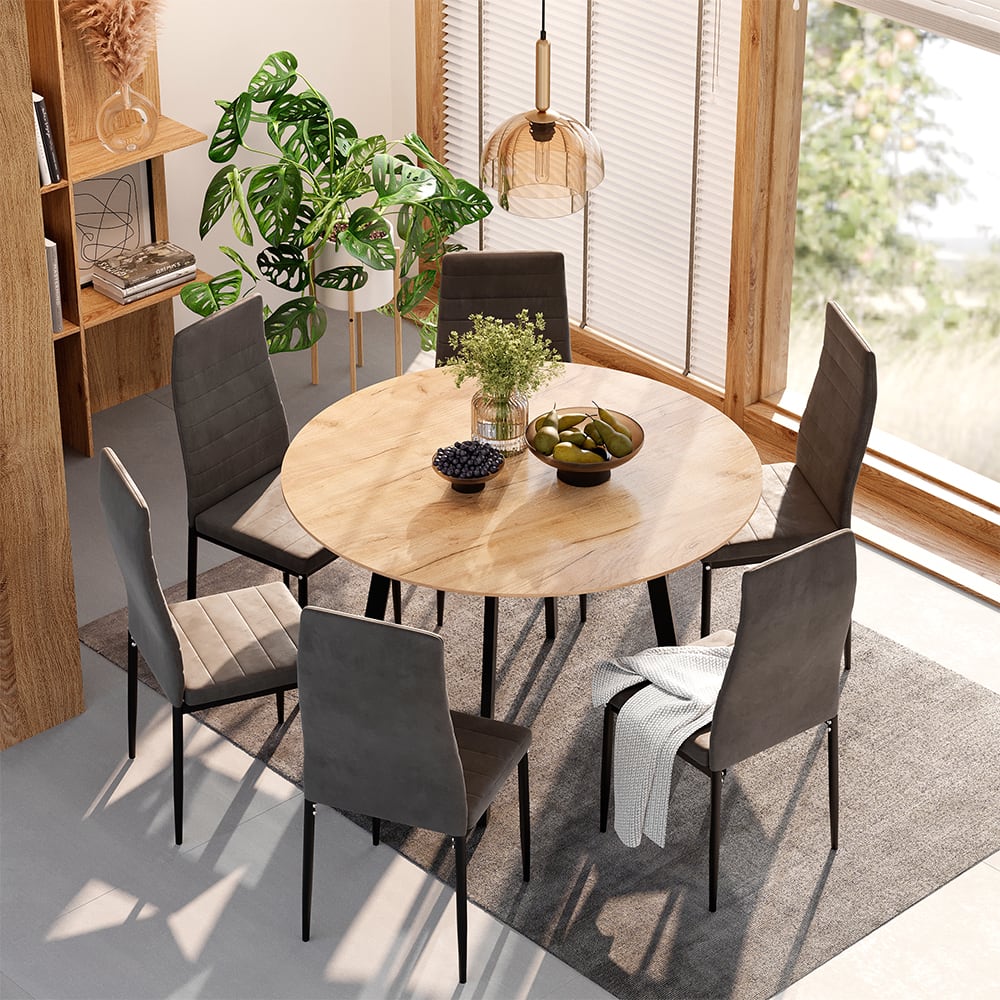 Esstisch Schwarz 120x76.5cm