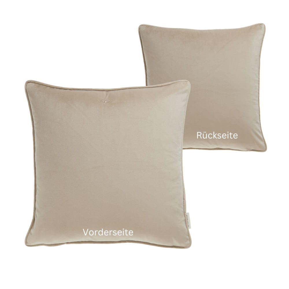 2er Set Zierkissenhülle - 45x45 cm, Beige Ttvelvetsignature