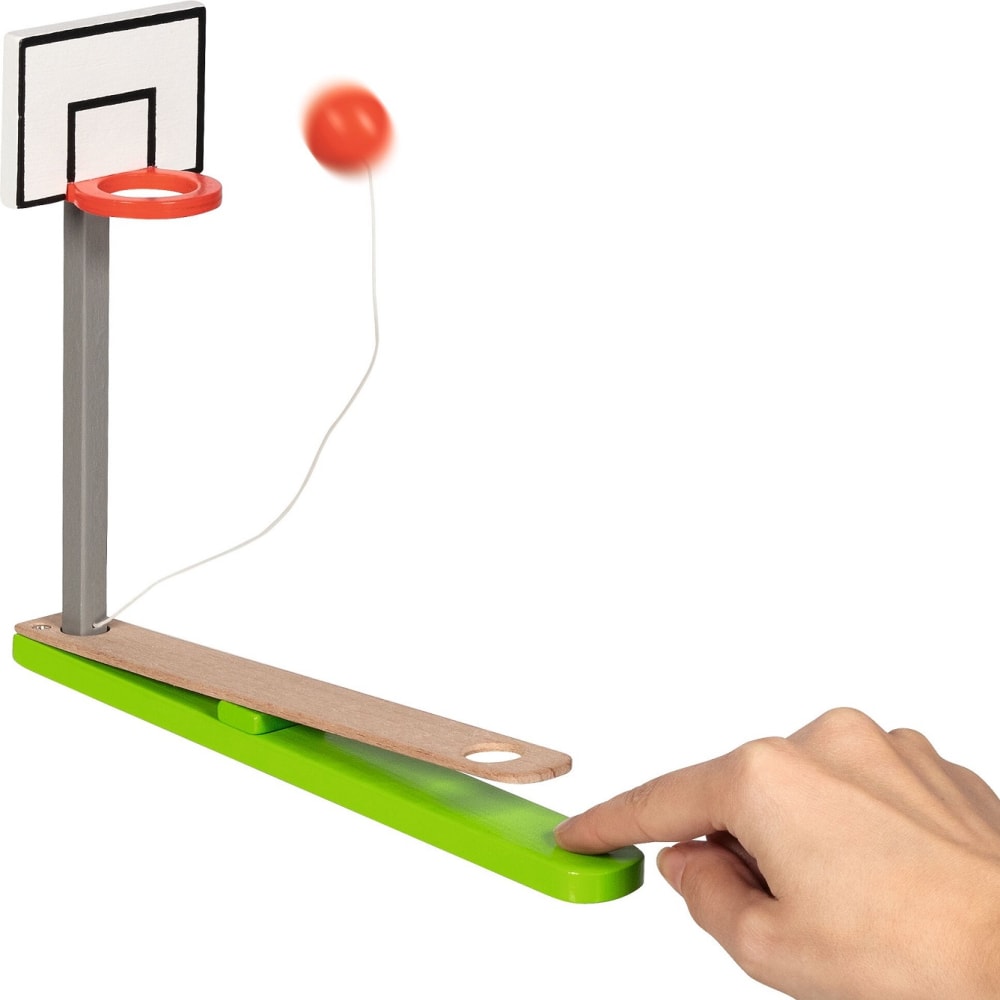 QUT® Jeu de basket-ball de bureau mini panier à doigts tir sportif